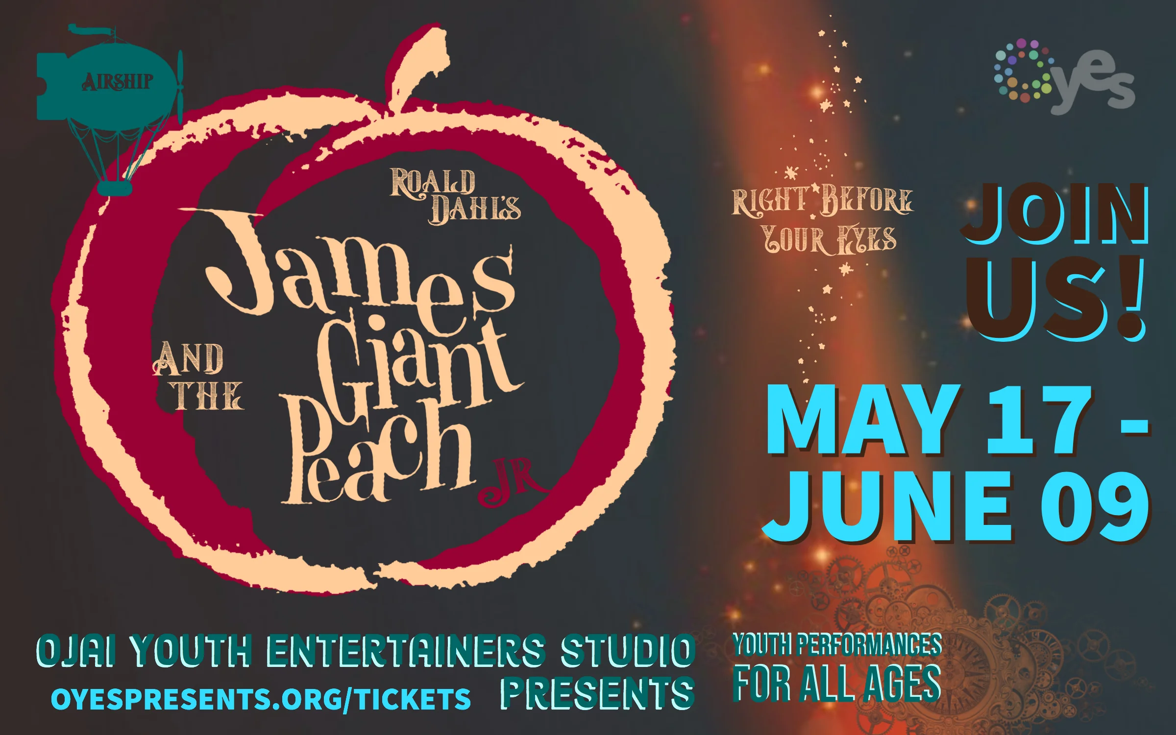 James and the Giant Peach JR — Welcome to Ojai Youth Entertainers